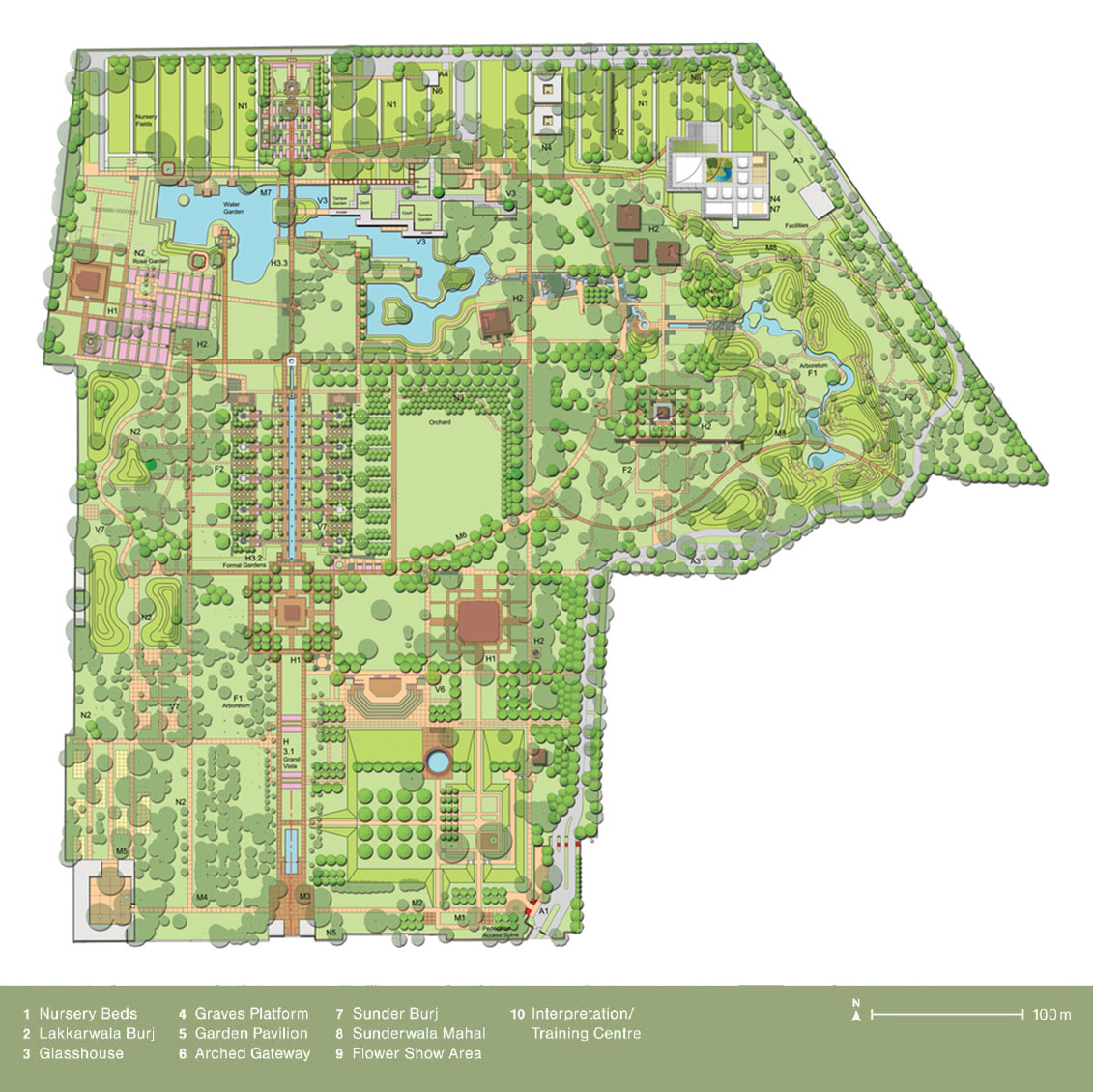 Sundar Nursery Landscape Masterplan
